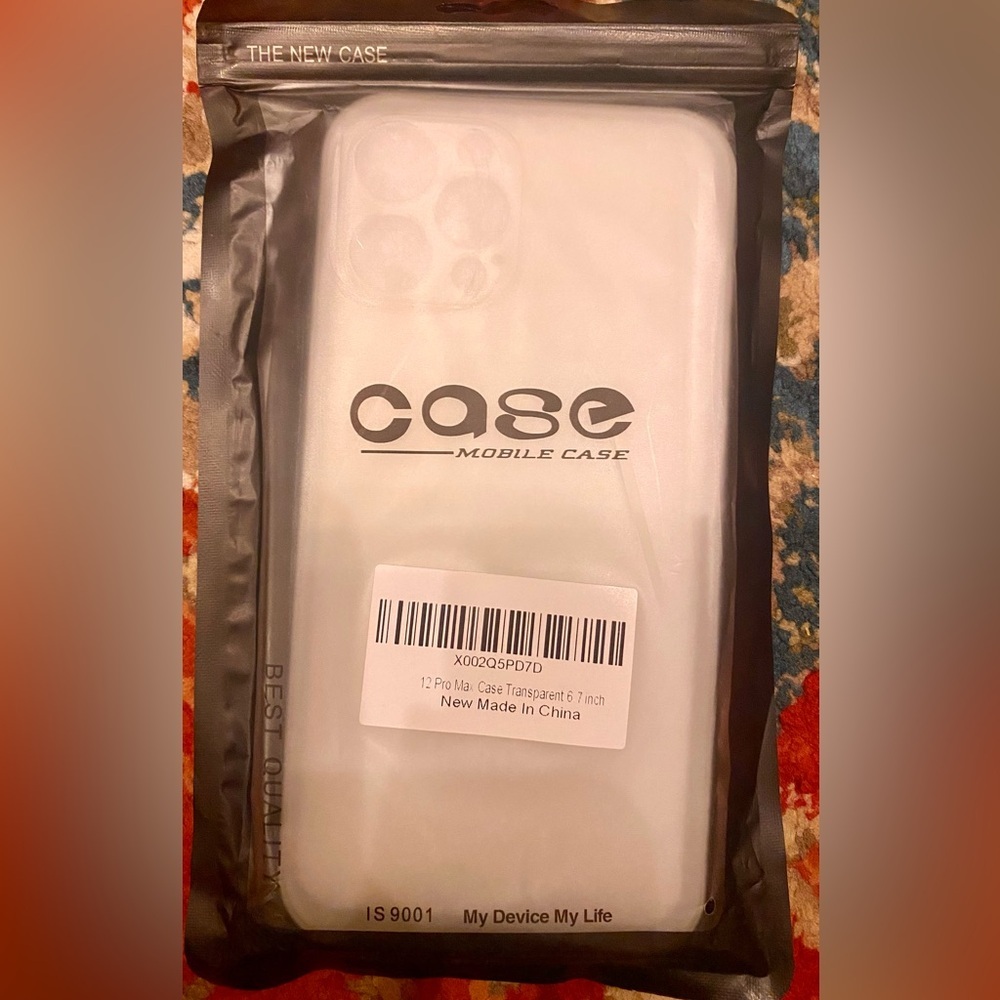iPhone Phone Case 12 Pro Max Transparent Mobile case